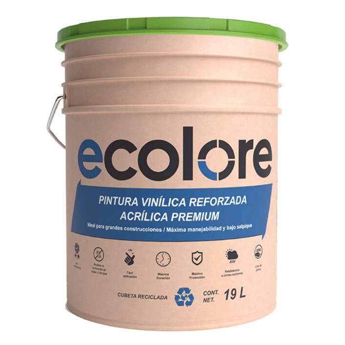 Cubeta Pintura Vinil-Acrílica Eco-Plus ECOLORE