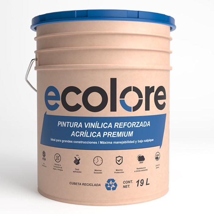 Cubeta Pintura Vinil-Acrílica Plus ECOLORE