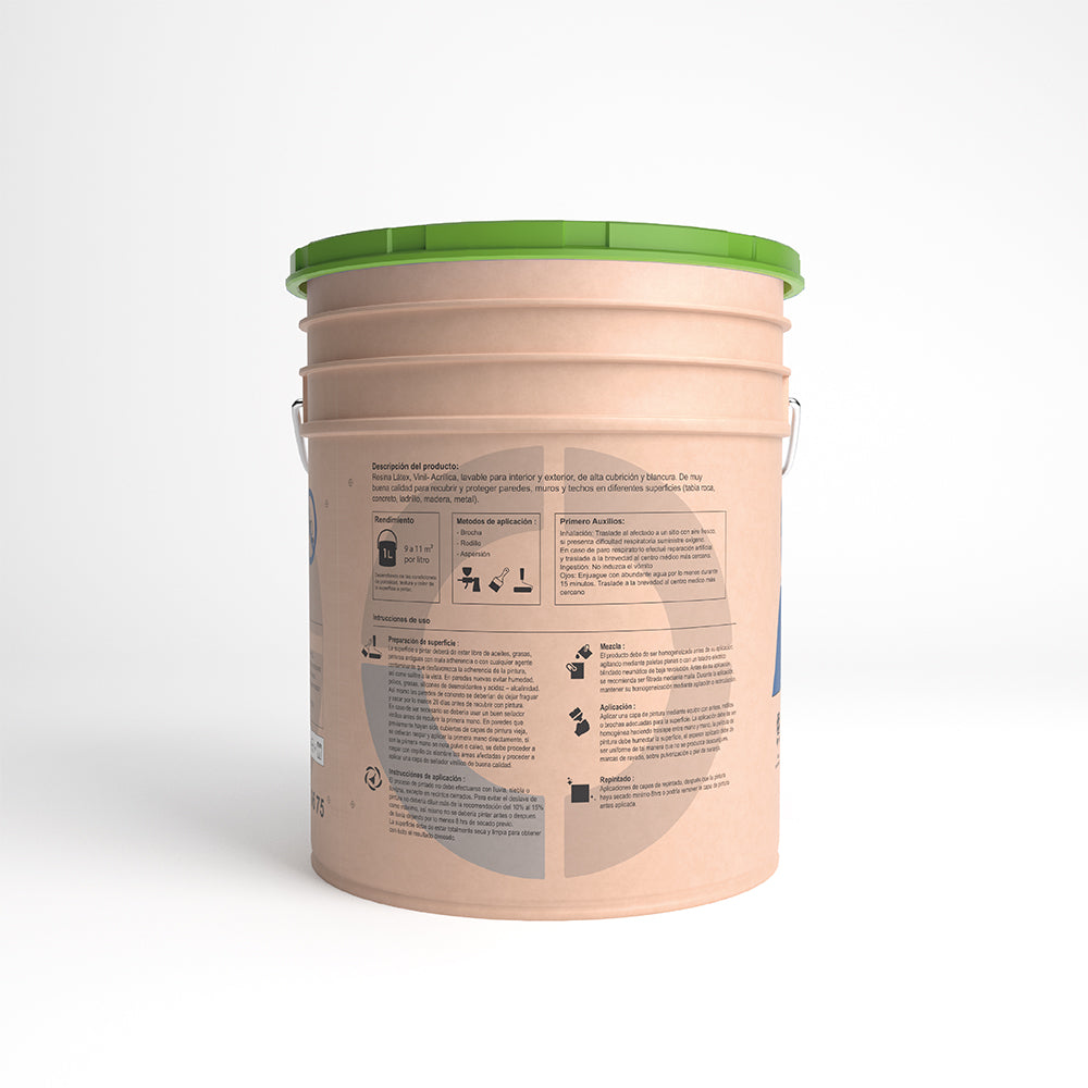 Cubeta Pintura Vinil-Acrílica Eco-Plus ECOLORE