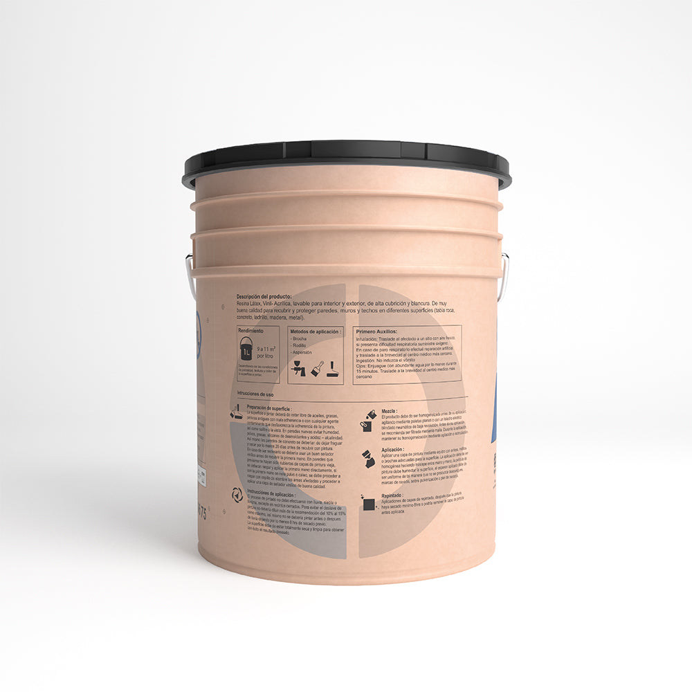 Cubeta Pintura Vinil-Acrílica Extra-Plus ECOLORE