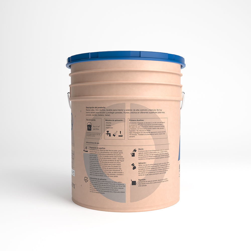 Cubeta Pintura Vinil-Acrílica Plus ECOLORE