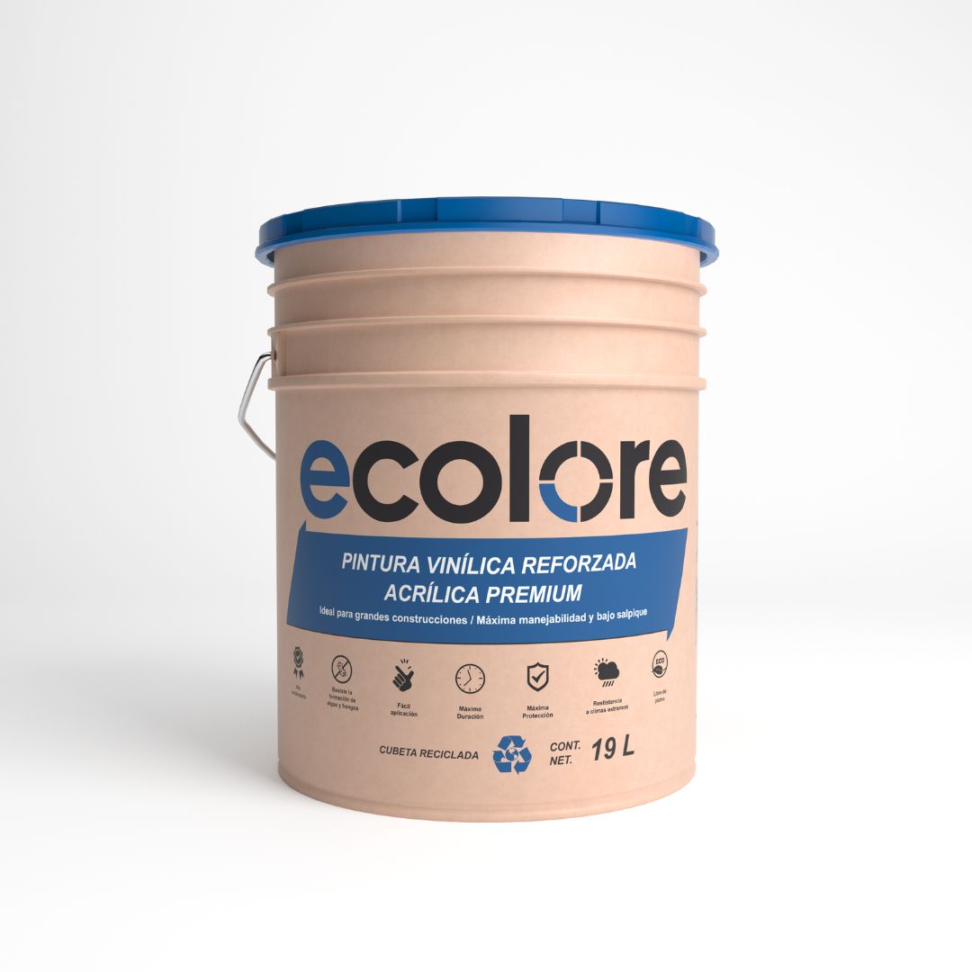 Cubeta Pintura Vinil-Acrílica Plus ECOLORE