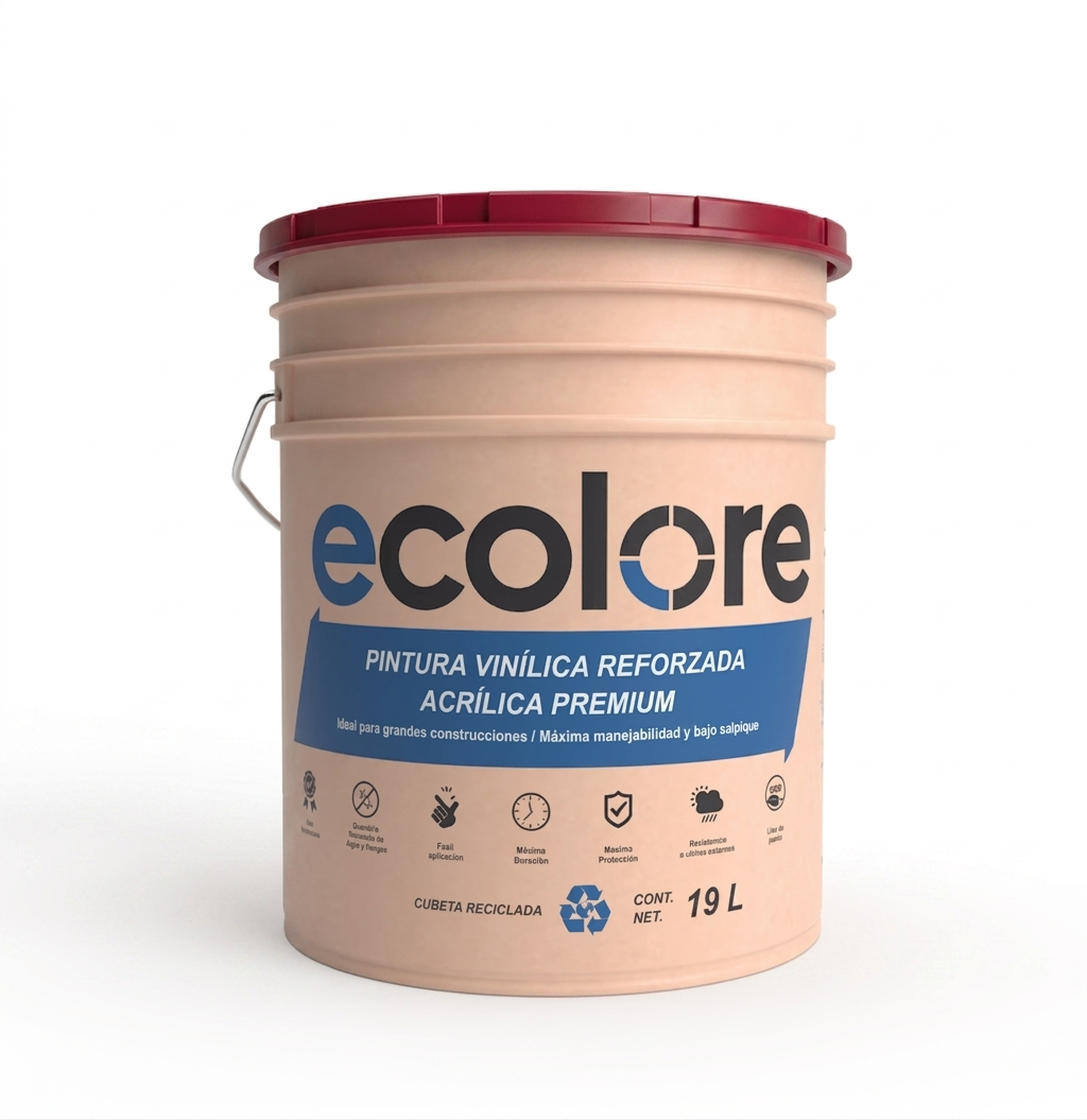 Cubeta Pintura Vinil-Acrílica Ultra-Plus ECOLORE